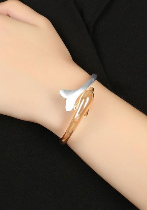 Rose Gold Plain Gold Plated Bracelet