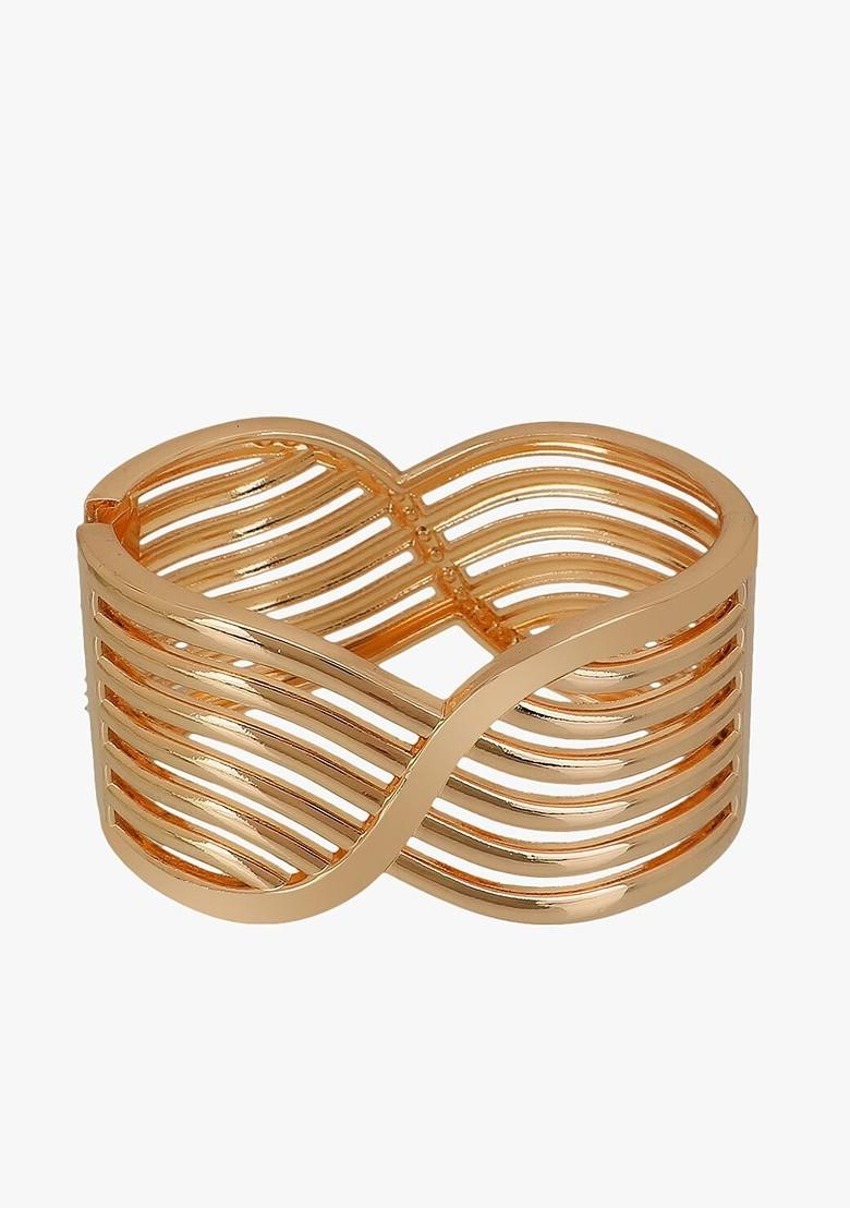 Gold Plain Gold Plated Bracelet