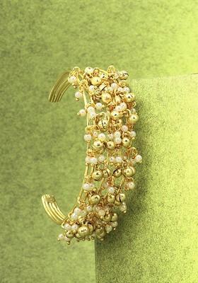 Gold Plain Gold Plated Bracelet
