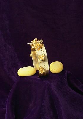 Gold Handcrafted Gold Plated Bracelet