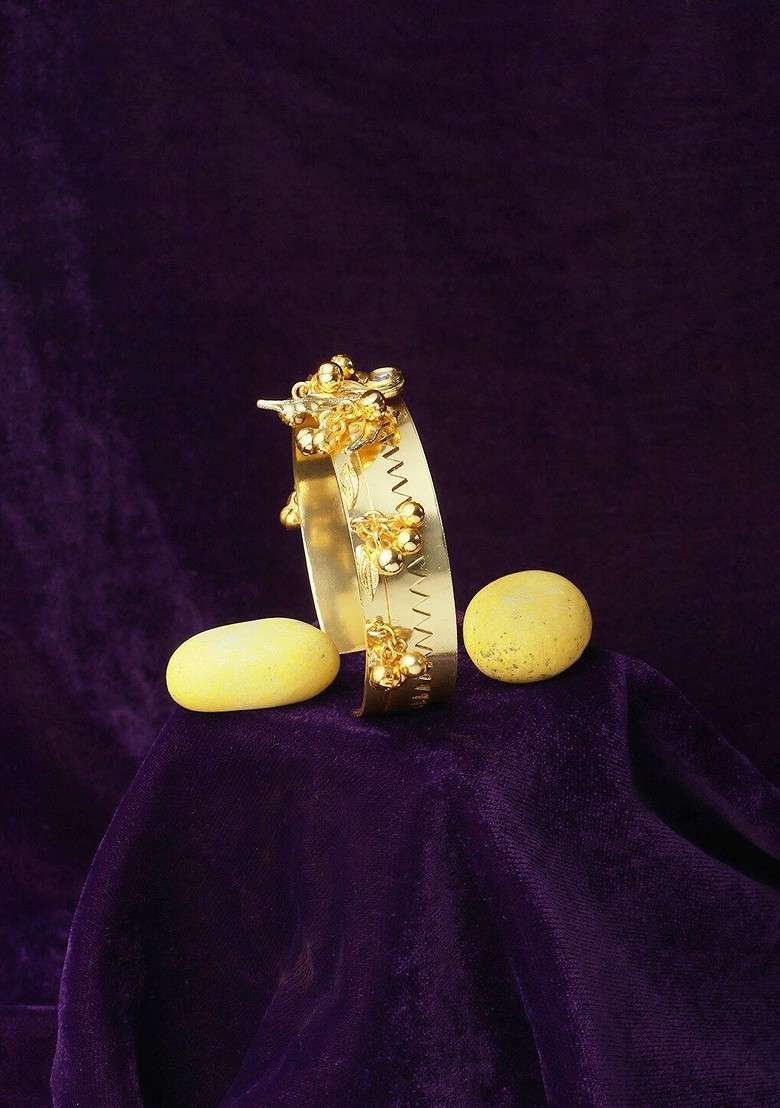 Gold Handcrafted Gold Plated Bracelet - Indya