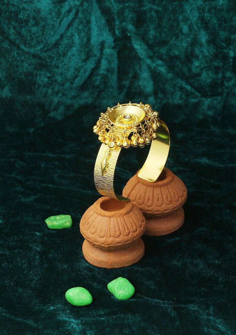 Gold Handcrafted Gold Plated Bracelet - Indya