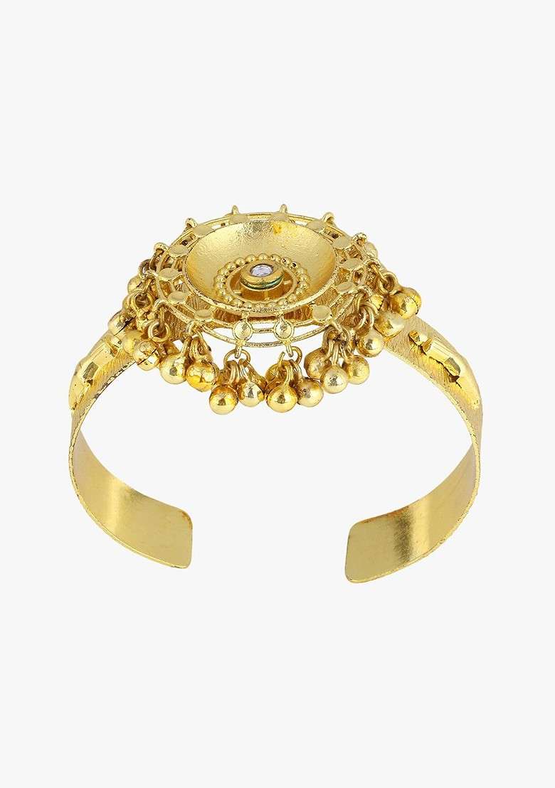 Gold Handcrafted Gold Plated Bracelet - Indya