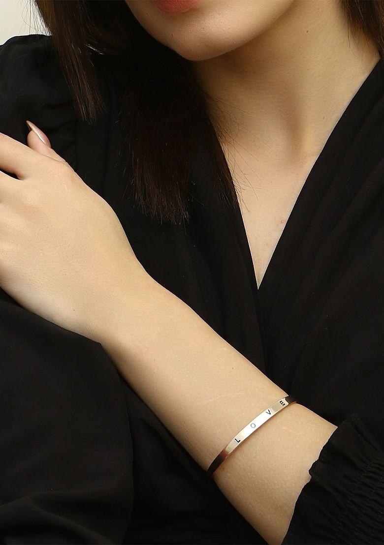 Gold Plain Gold Plated Bracelet