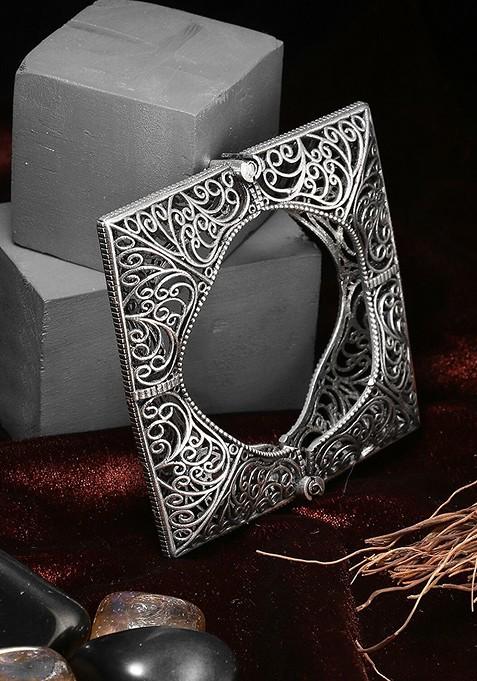 Silver Handcrafted Silver Plated  Bangle