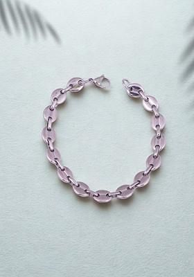 Silver Plain Silver Plated  Bracelet