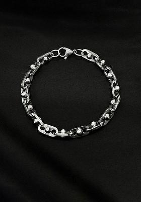 Silver Plain Silver Plated  Bracelet