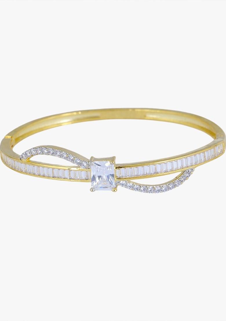 Gold Plain Gold Plated Bracelet