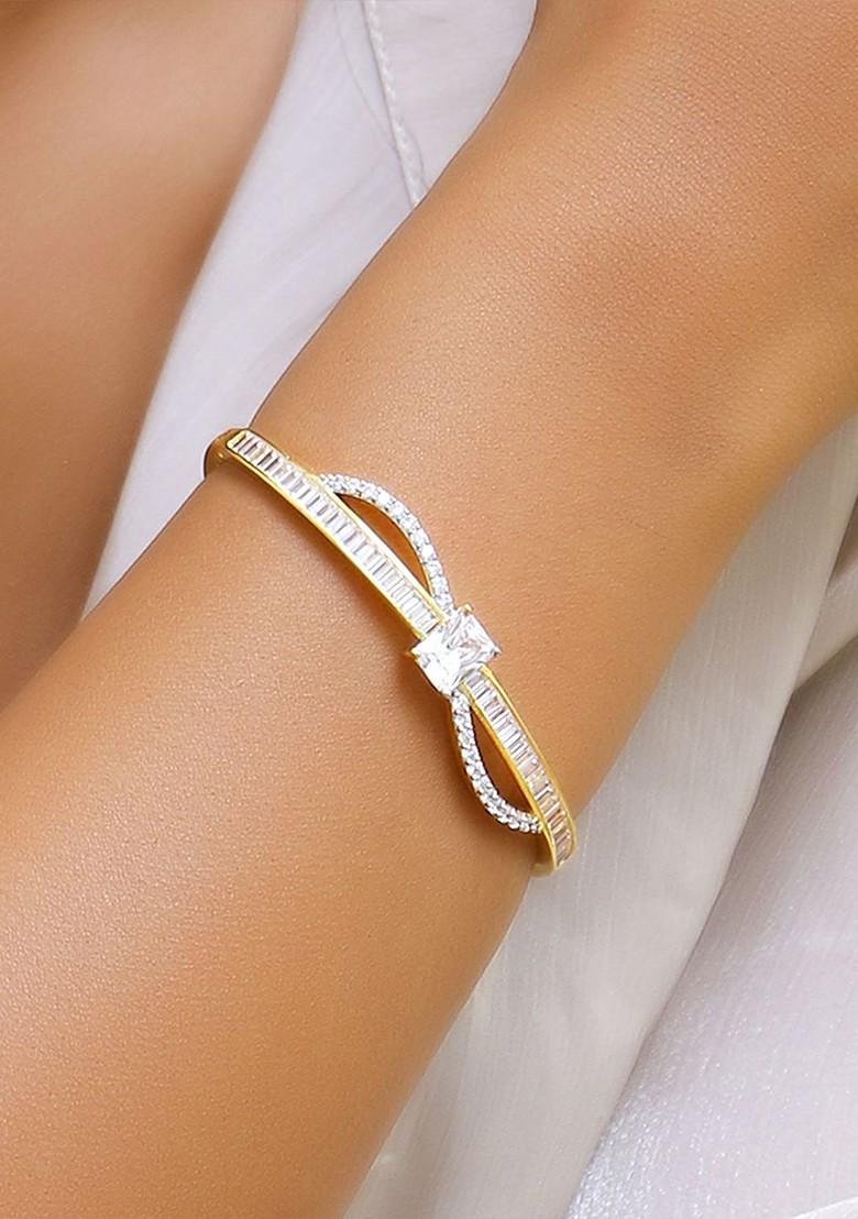 Gold Plain Gold Plated Bracelet