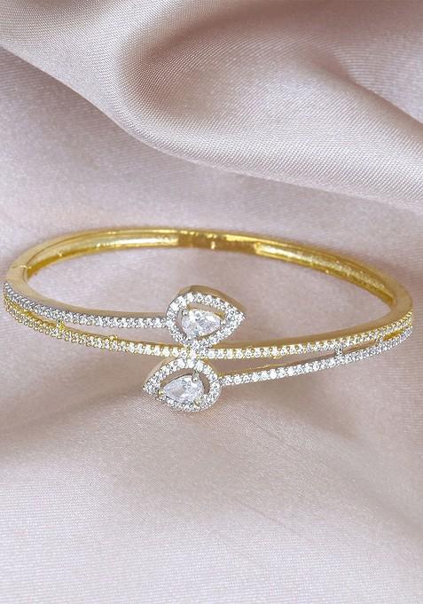 Gold Plain Gold Plated Bracelet