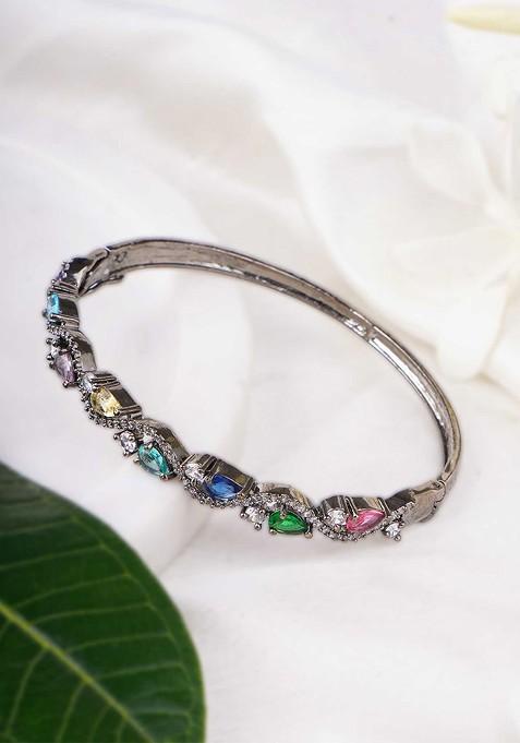 Silver Plain Silver Plated  Bracelet