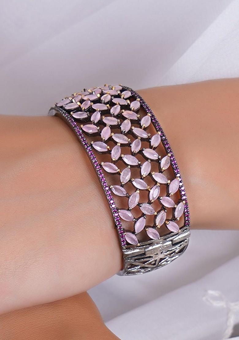 Silver Plain Silver Plated  Bracelet