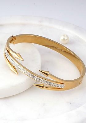 Gold Plain Gold Plated Bracelet