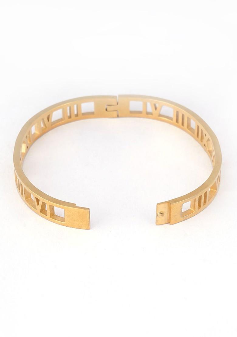 Gold Plain Gold Plated Bracelet