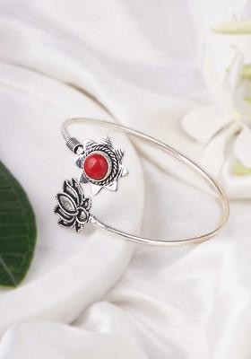 Silver Plain Silver Plated  Bracelet