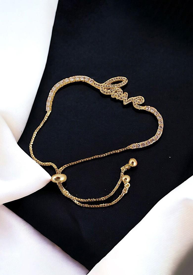 Gold Studs Gold Plated Bracelets