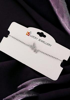 Silver Studded Silver Plated Bracelets