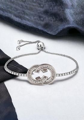 Silver Studs Silver Plated Bracelets