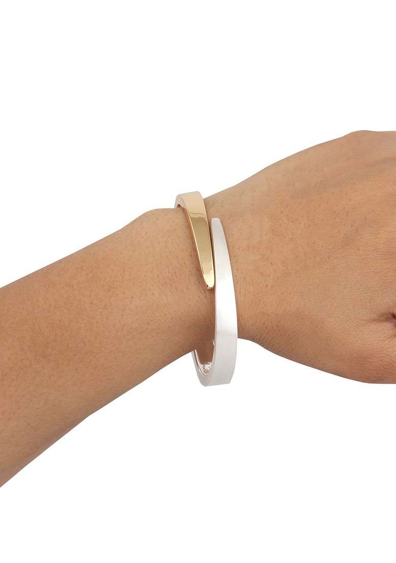 Gold Studs Gold Plated Bracelets - Indya