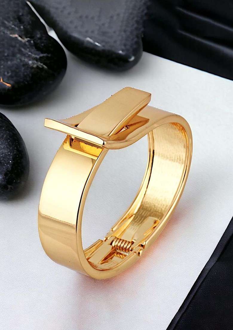 Gold Studs Gold Plated Bracelets - Indya