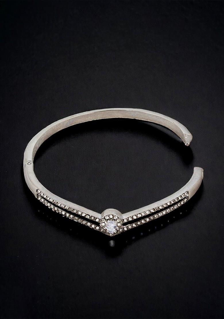 Silver Studs Silver Plated Bracelets