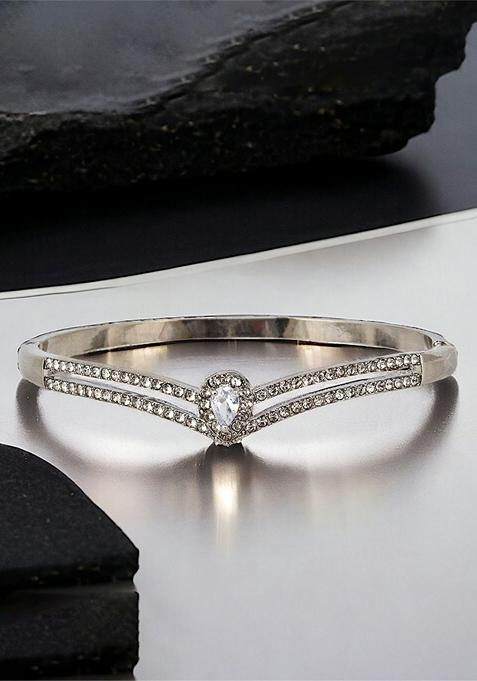 Silver Studs Silver Plated Bracelets