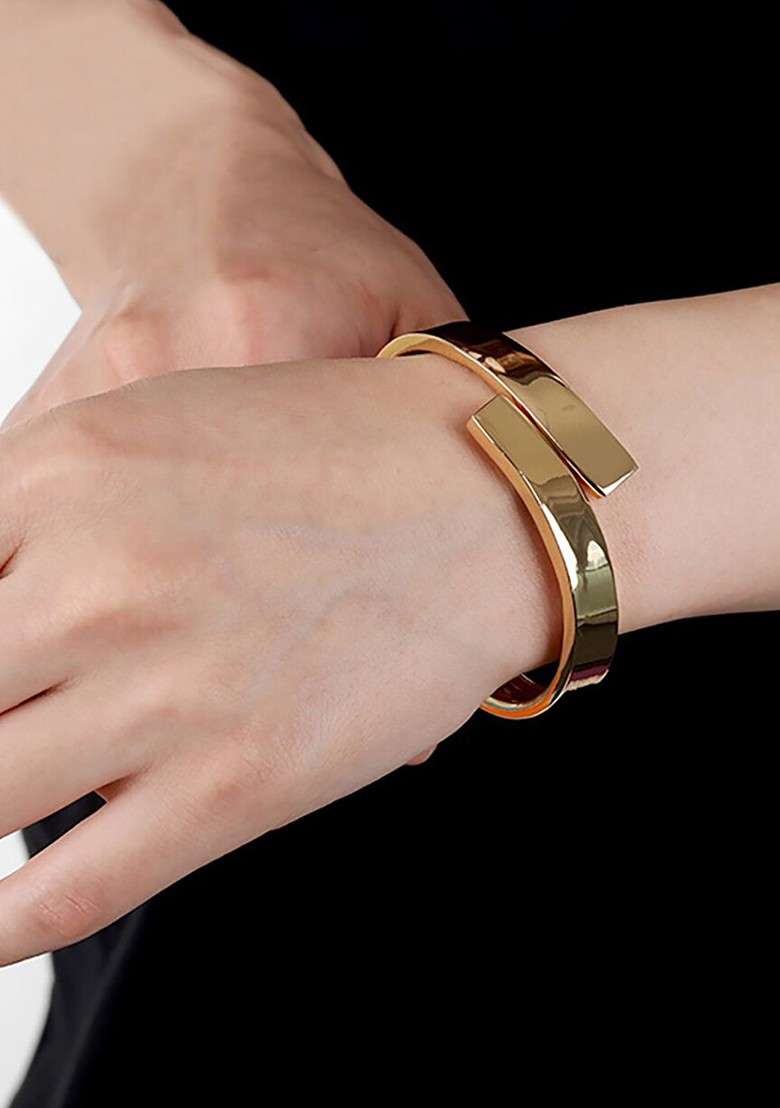 Gold Studs Gold Plated Bracelets - Indya