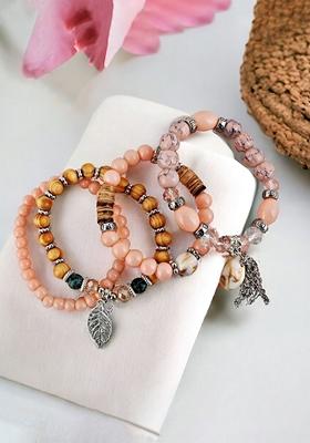 Silver Studs Silver Plated Bracelets