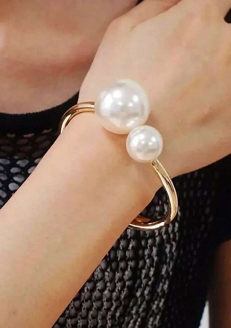 Gold Studs Gold Plated Bracelets - Indya