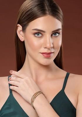 Brass Gold Plated Wraparound Bracelet