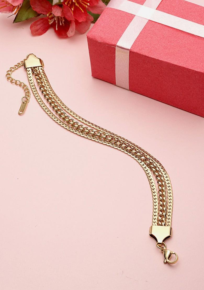 Brass Gold Plated Wraparound Bracelet