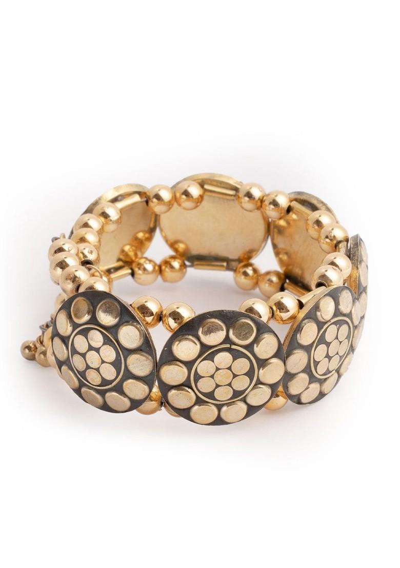 Gold Plated Bangle Style Bracelet