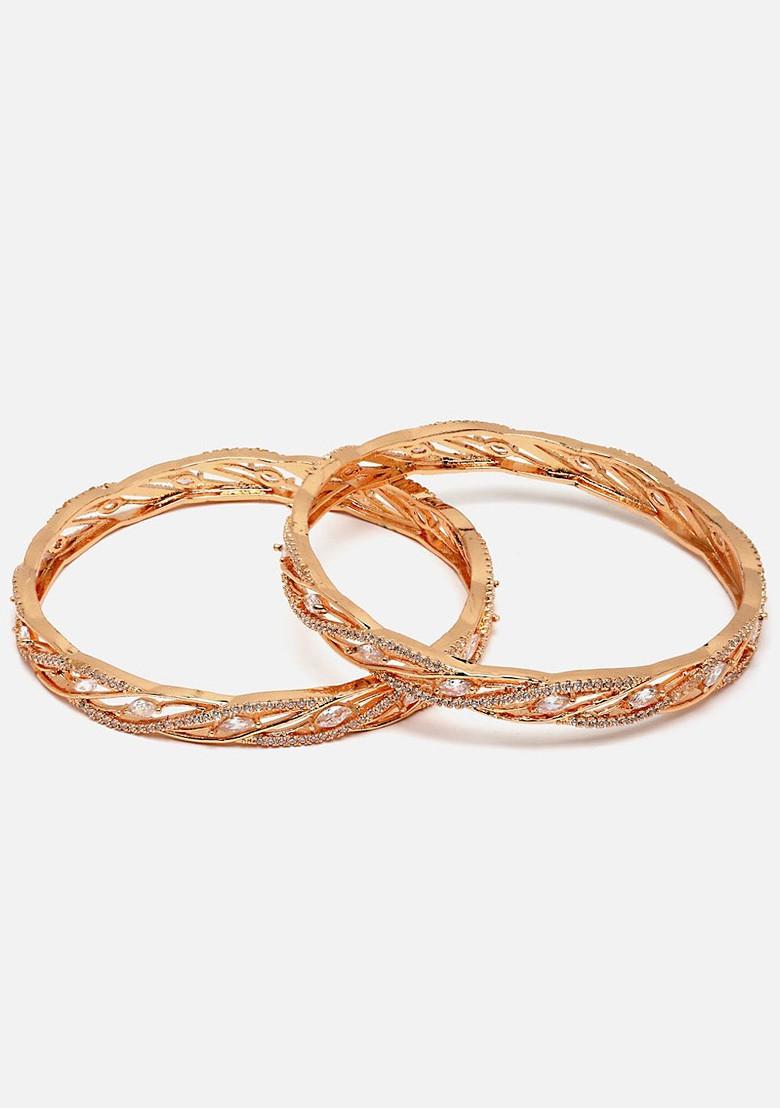 Set Oof 2 Gold Plated Bangle