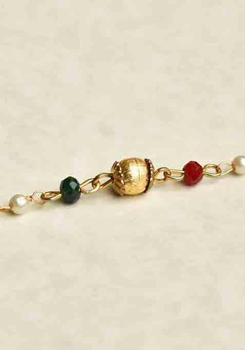 Black Beads Mangalsutra Bracelet