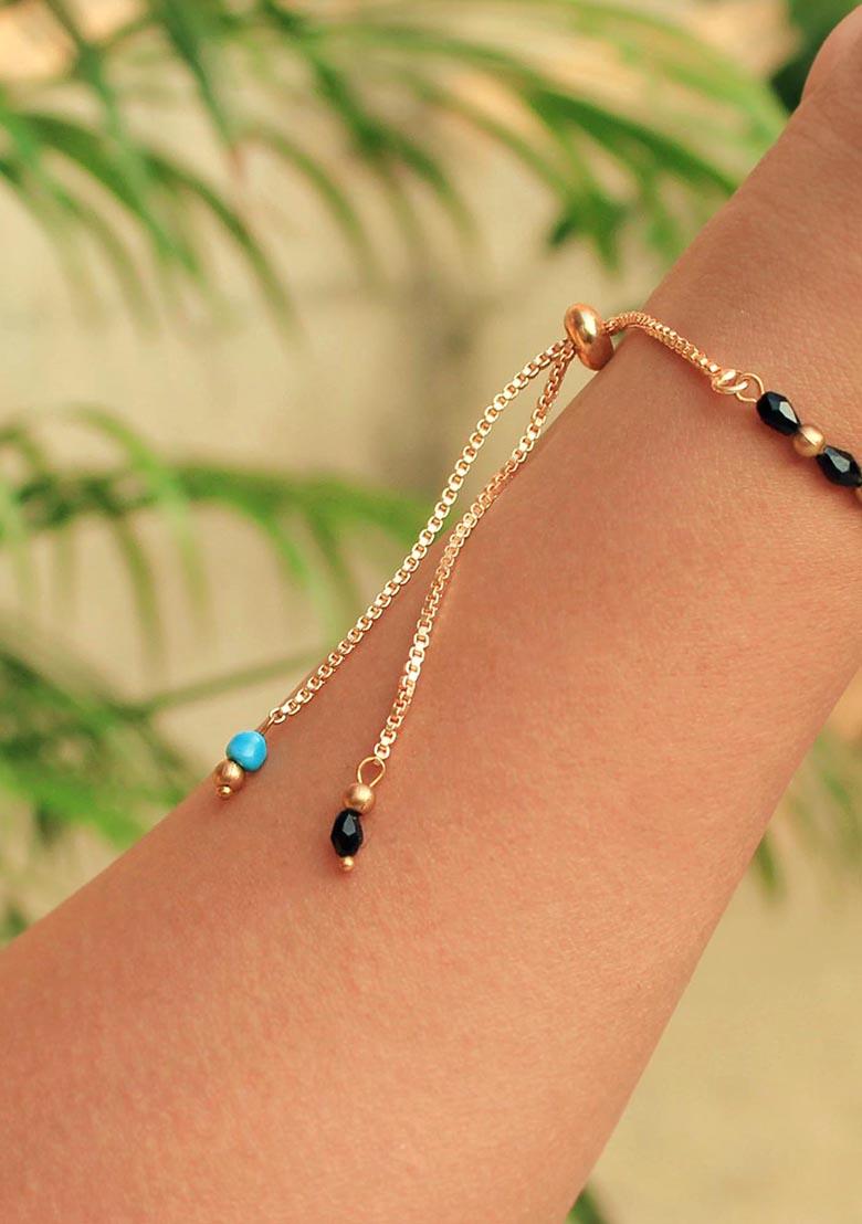 Linked Hoop Mangal Sutra Bracelet