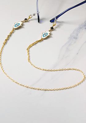 Hamsa Evil Eye Spectacles Or Air Pods Chain