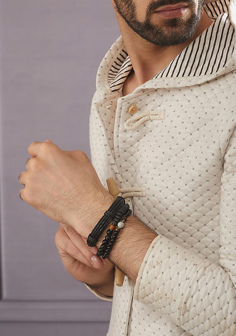 Multi Men Set Of 3 Brass Bracelet