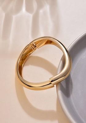 Gold Plated Kada Bracelet