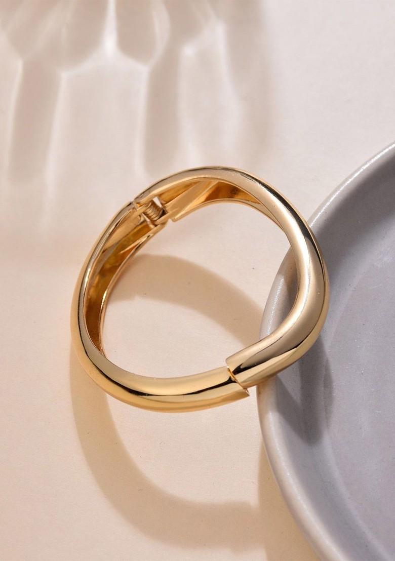 Gold Plated Kada Bracelet