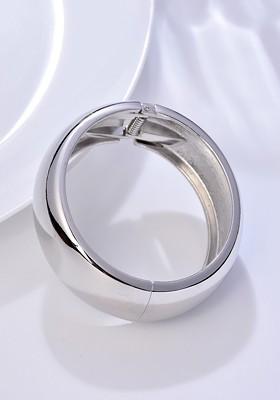 Rhodium Plated Kada Bracelet