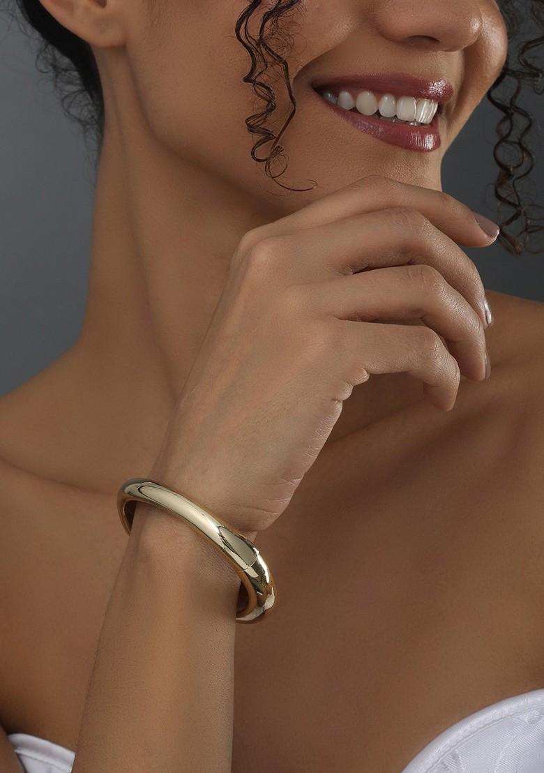 Gold Plated Kada Bracelet