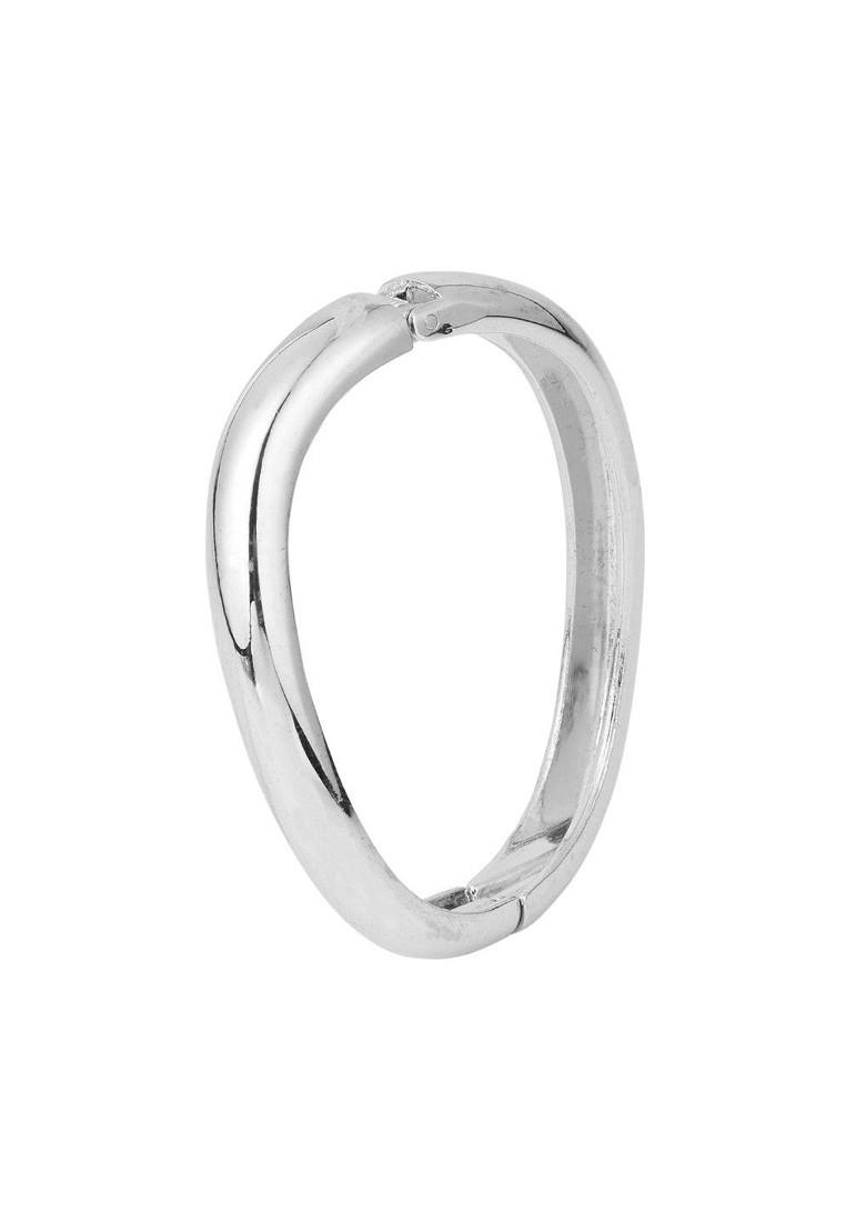 Rhodium Plated Kada Bracelet