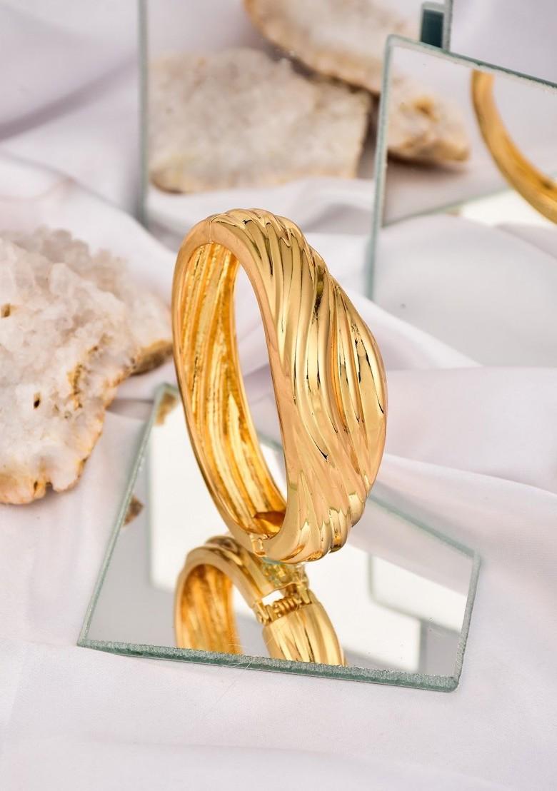 Gold Plated Kada Bracelet