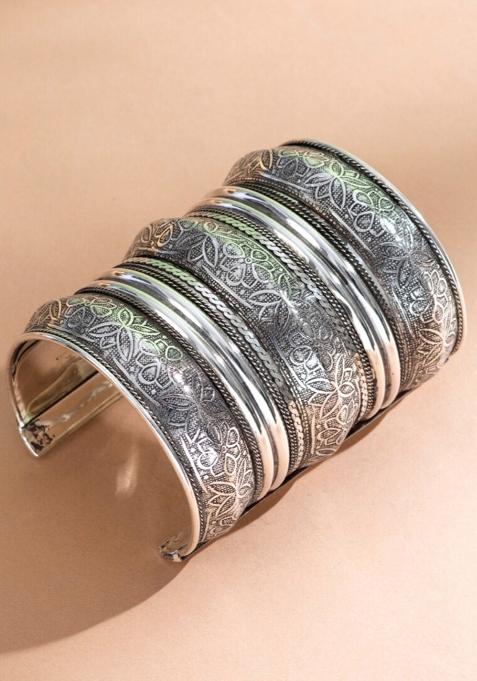 Silver Contemporary Handcuff
