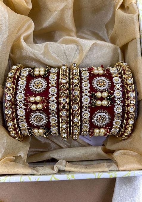 Red Plastic Traditional Wedding Chuda