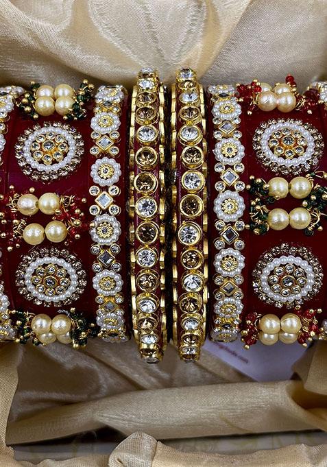 Red Plastic Traditional Wedding Chuda