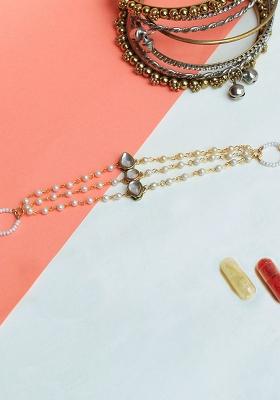 Kundan Trio Bhabhi Rakhi With Roli Chawal