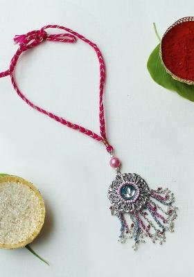 Eternal Blessings Vivid Vintage Bhabhi Lumba With Roli Chawal