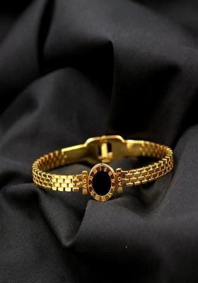 18K Gold Plated Waterproof Antitarnish Roman Numeral Love Bracelet