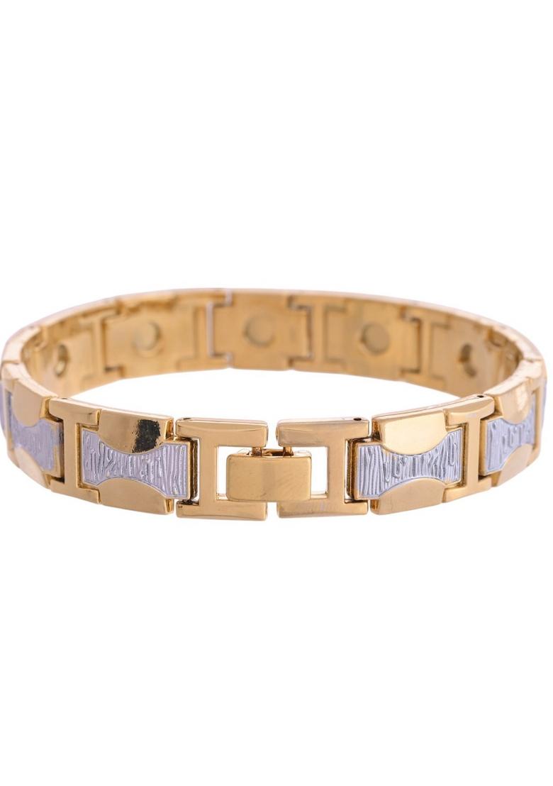 Double Toned Magnetic Bracelets For Men